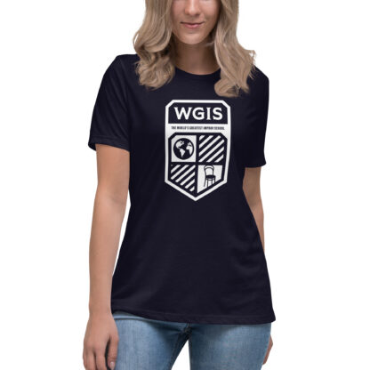 Women's Relaxed T-Shirt - navy - Image 3